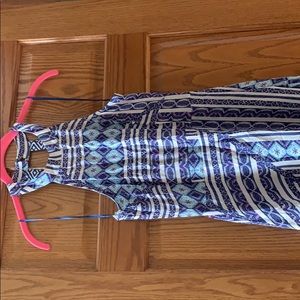 Halter style handkerchief dress